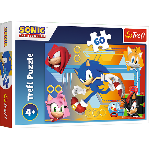 Puzzle - 60 - Sonic w akcji - Trefl 17387