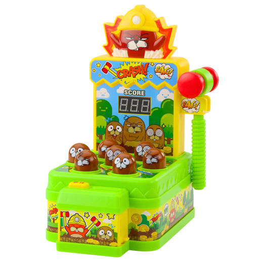 Gra Zręcznościowa Interaktywna Whack-A-Mole Uderz Młotkiem Kreciki 