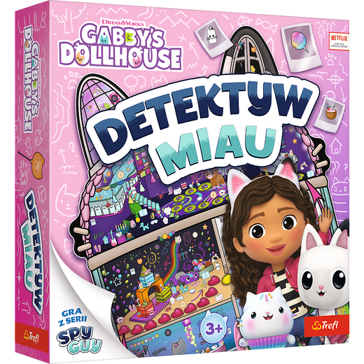 Gra rodzinna Detektyw Miau Koci Domek Gabi Trefl 02695 
