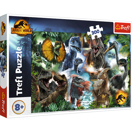 Puzzle - 300 - Ulubione dinozaury - Universal Jurassic World 23013