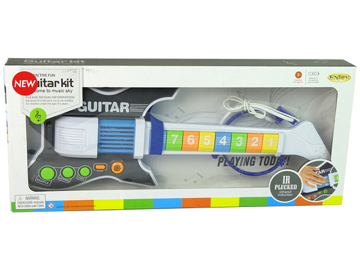 Gitara Rockmena Elektryczna z Mikrofonem Słuchawki Dla Dzieci 