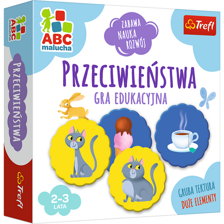 Gra Przeciwieństwa z Serii ABC Malucha Trefl 01943