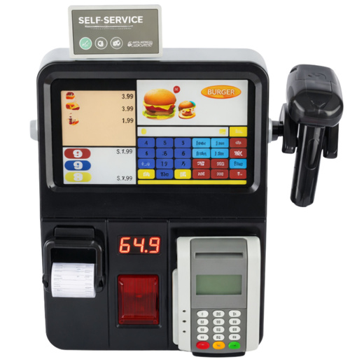 Kasa Sklepowa Samoobsługowa Terminal Skaner Światła Dźwięki 