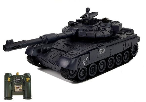 Zestaw Czołgów Bitewnych Zdalnie Sterowane R/C 1:28 Zielony i Czarny 