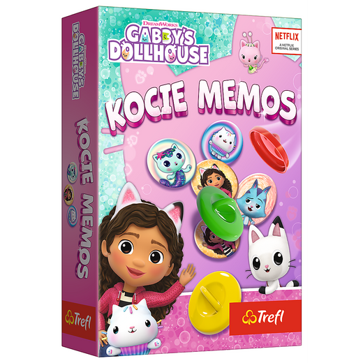 Gra podróżna Kocie memos Koci Domek Gabi Trefl 02688 