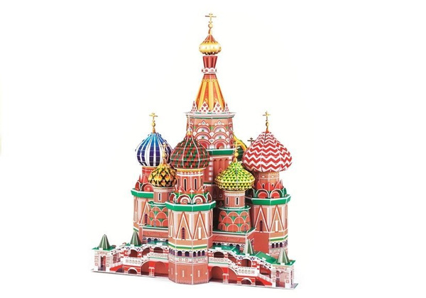 Puzzle 3D Sobór w Moskwie 231 PCS 