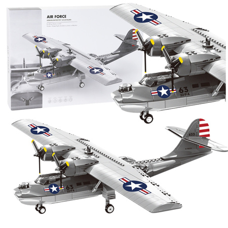 Klocki Konstrukcyjne Samolot PBY-5A Catalina 364el