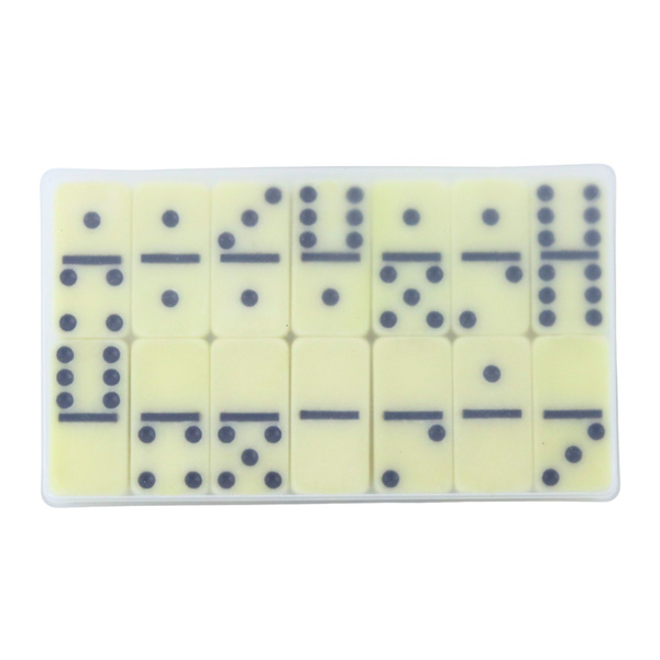 Klasyczna Gra Domino Tradycyjne Szóstkowe Etui 28 Kamieni