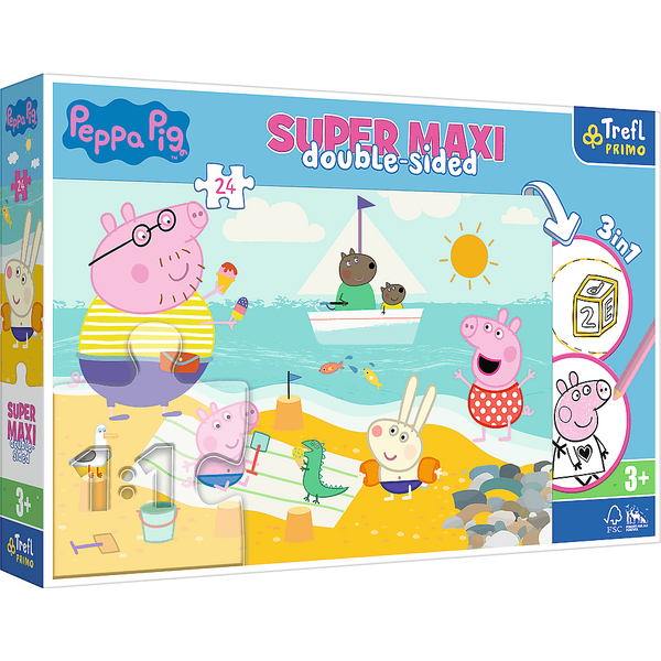41010 "24 SUPER MAXI - Radosny dzień Peppy" / Peppa Pig FSC Mix 70% 41010