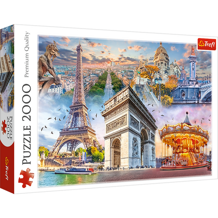 Puzzle - 2000 - Weekend w Paryżu - Trefl 27125
