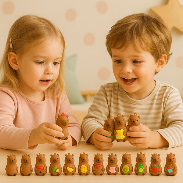 Figurka Kapibary Brelok Niespodzianka Karty W Puszce