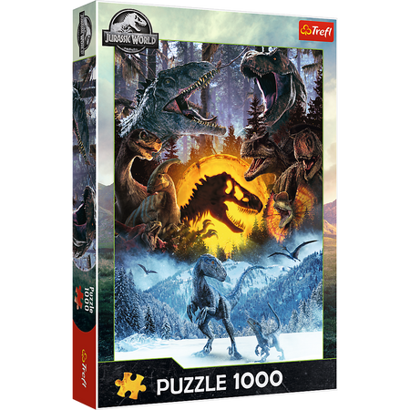 Puzzle - 1000 - W świecie Parku JurajskiegoFSC Mix 70% 10939