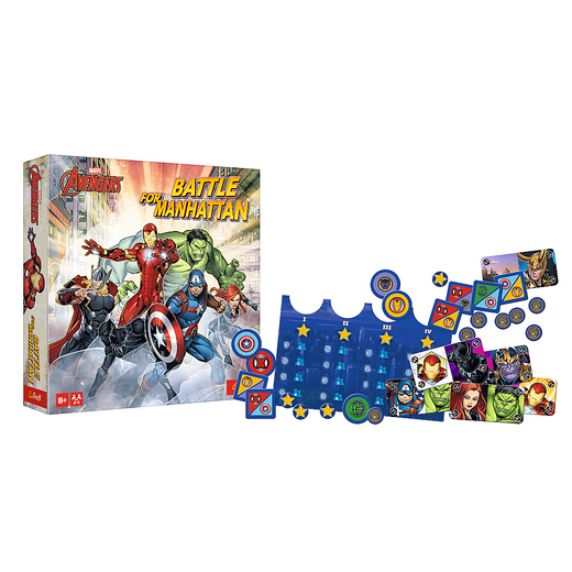 Gra rodzinna Battle for Manhattan Avengers Trefl 02512