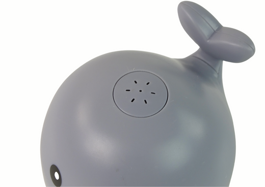 Wieloryb Tryskający Wodą Interaktywna Zabawka do Kąpieli Szary