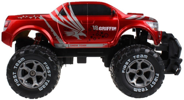 Ogromny Jeep Rampage R/C Czerwony MONSTER TRUCK 