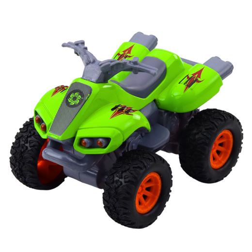 Quad Z Napędem Gumowe Opony Metalowa Karoseria Mix