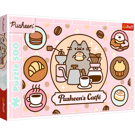 Puzzle - 500 - Pusheen w kawiarni Trefl 37528