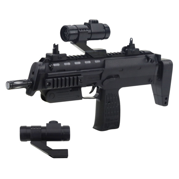 Karabin Zabawkowy Broń Światła Dźwięki Celownik Czarny 41cm