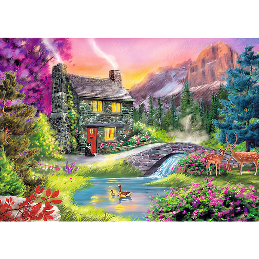 Puzzle - 500 - Górska sielanka - Trefl 37325