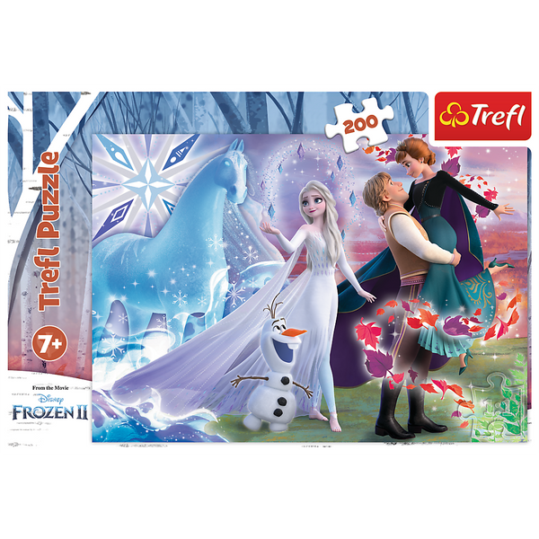 Puzzle - 200 - Magiczny świat sióstr - Disney Frozen Trefl 13265