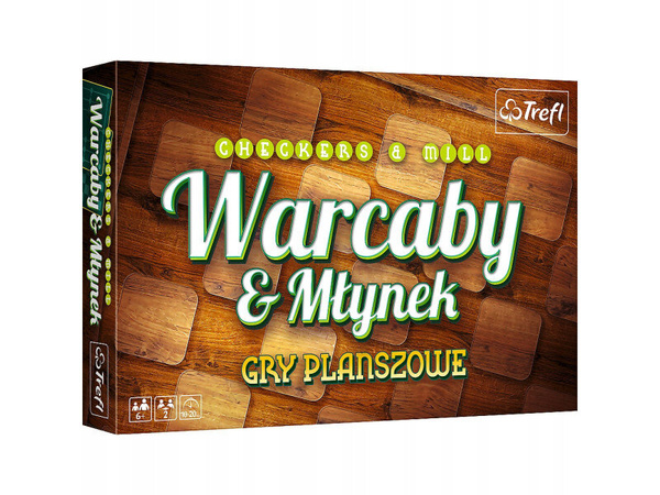 GRA - Warcaby-Młynek de Luxe 01681