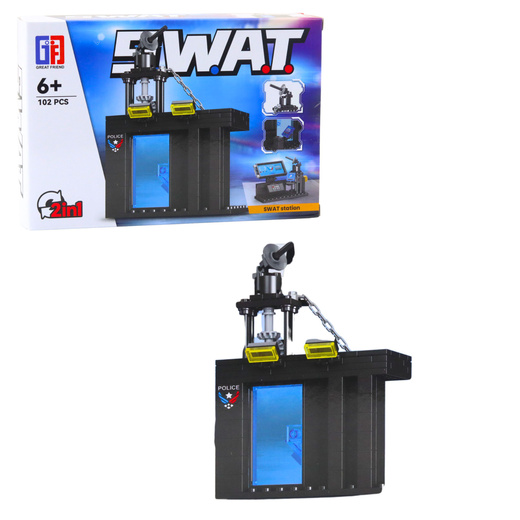 Klocki Konstrukcyjne Pojazdy Środki Transportu SWAT 2w1 92-117 el.