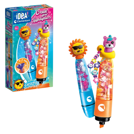 Idea Art Zestaw Mini Fabryka Markerów Zakreślaczy Lato Clementoni 18171