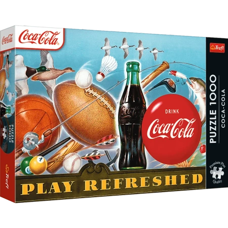 Puzzle - 1000 Premium Plus - Coca-Cola: Chwila orzeźwienia - Trefl 12101