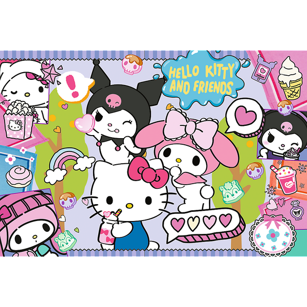 Puzzle - 300 - Szalone trio - Hello Kitty - Trefl 23039 
