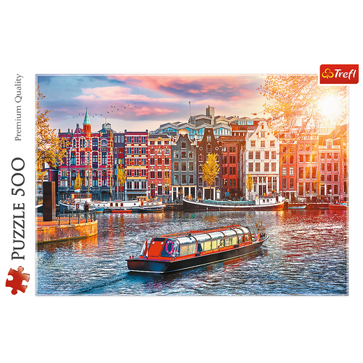 Puzzle - 500 - Amsterdam - Holandia - Trefl 37428
