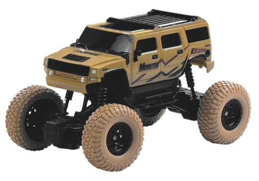 Auto Zdalnie Sterowane Jeep R/C 1:18 Beżowe﻿