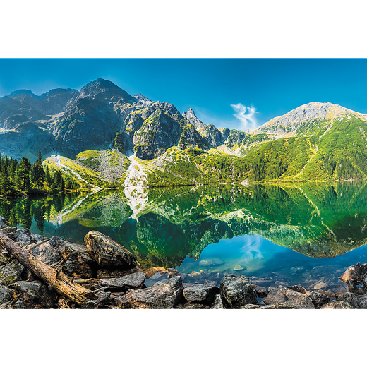 Puzzle -1500- Jezioro Morskie Oko, Tatry, Polska 26167