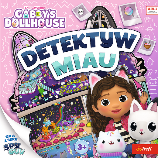Gra rodzinna Detektyw Miau Koci Domek Gabi Trefl 02695 