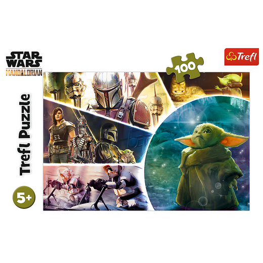 Puzzle - 100 - Gwiezdne wojny - STAR WARS - Baby Yoda - Trefl 16413