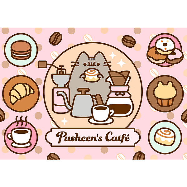 Puzzle - 500 - Pusheen w kawiarni Trefl 37528