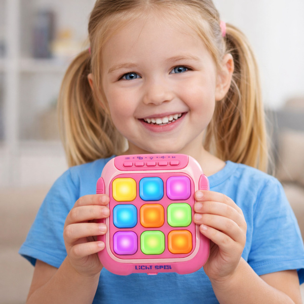 Gra Konsola Elektroniczna Zręcznościowa Edukacyjna 6 Gier Trybów 