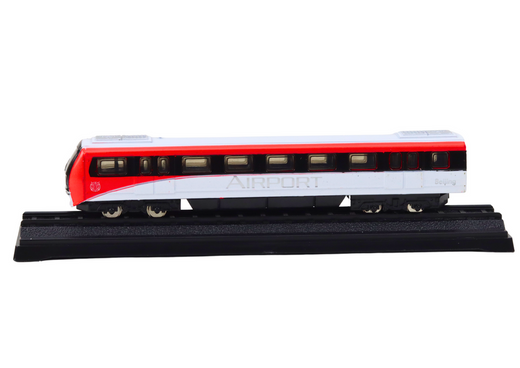 Model Kolekcjonerski Pociąg Czerwono-Biały 1:48 Metalowy 