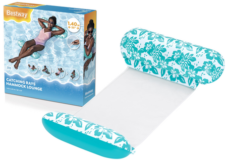 Dmuchany Materac Do Pływania Siatkowy Miętowy 140 x 87 cm  Bestway 43839