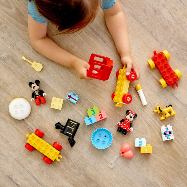 Klocki LEGO DUPLO Urodzinowy Pociąg Myszek MIKI I MINNIE P4 10941