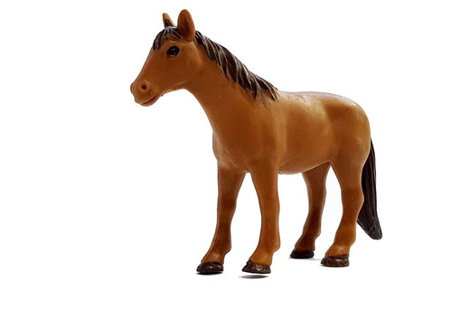 Ciężarówka Auto Pojazd do Transportu Koni Biały 