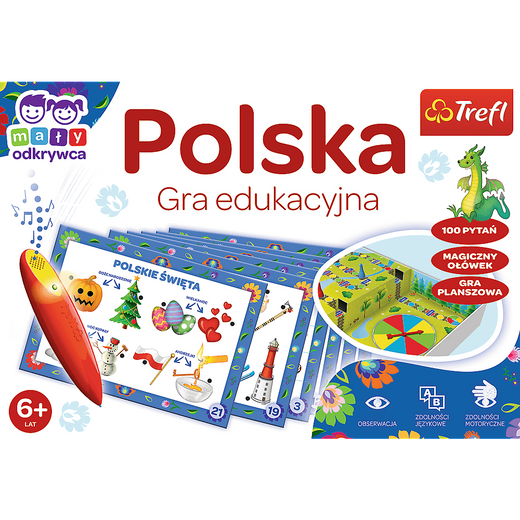 Gra Edukacyjna Magiczny ołówek Polska Trefl 02114