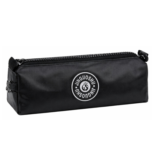 Piórnik Szkolny Organizer Jednokomorowy Czarny 21,5cm