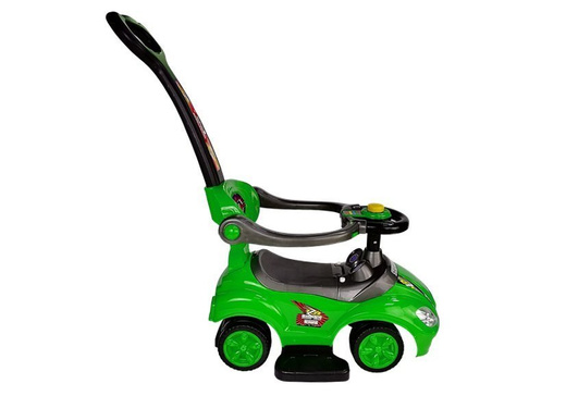 Jeździk z Pchaczem Mega Car 3w1 Zielony 