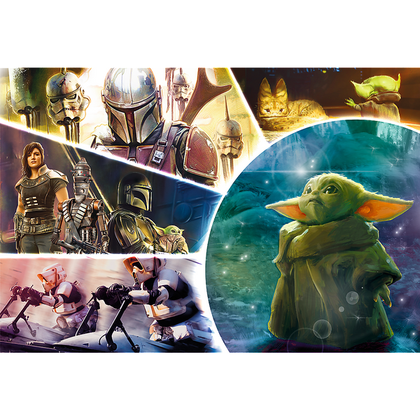 Puzzle - 100 - Gwiezdne wojny - STAR WARS - Baby Yoda - Trefl 16413