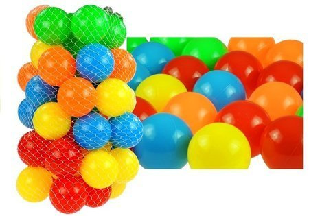Piłki Do Suchego Basenu W Siatce 50 szt 7cm