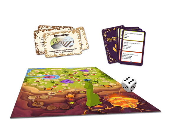 Gra edukacyjna Dinozaury Rodzina Treflików Trefl 02912