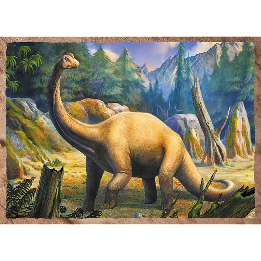 Puzzle - 4w1 - Ciekawe dinozaury / Trefl 34383