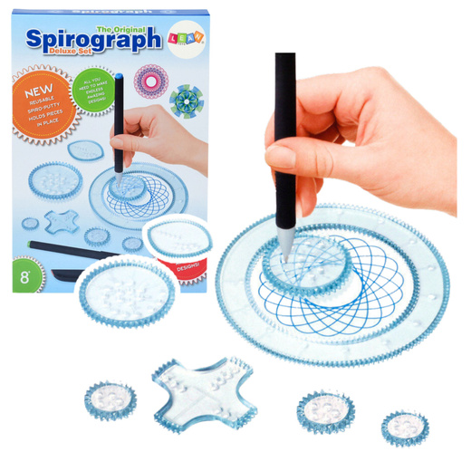 Zestaw Edukacyjny Spirograf Pisaki 27 Elementów