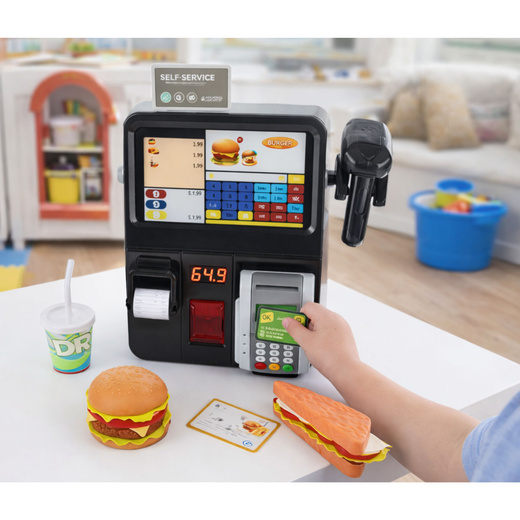 Kasa Sklepowa Samoobsługowa Terminal Skaner Światła Dźwięki 