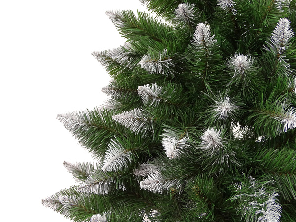 Choinka Sosna Diamentowa 3D na Pniu 160cm Śnieg Brokat
